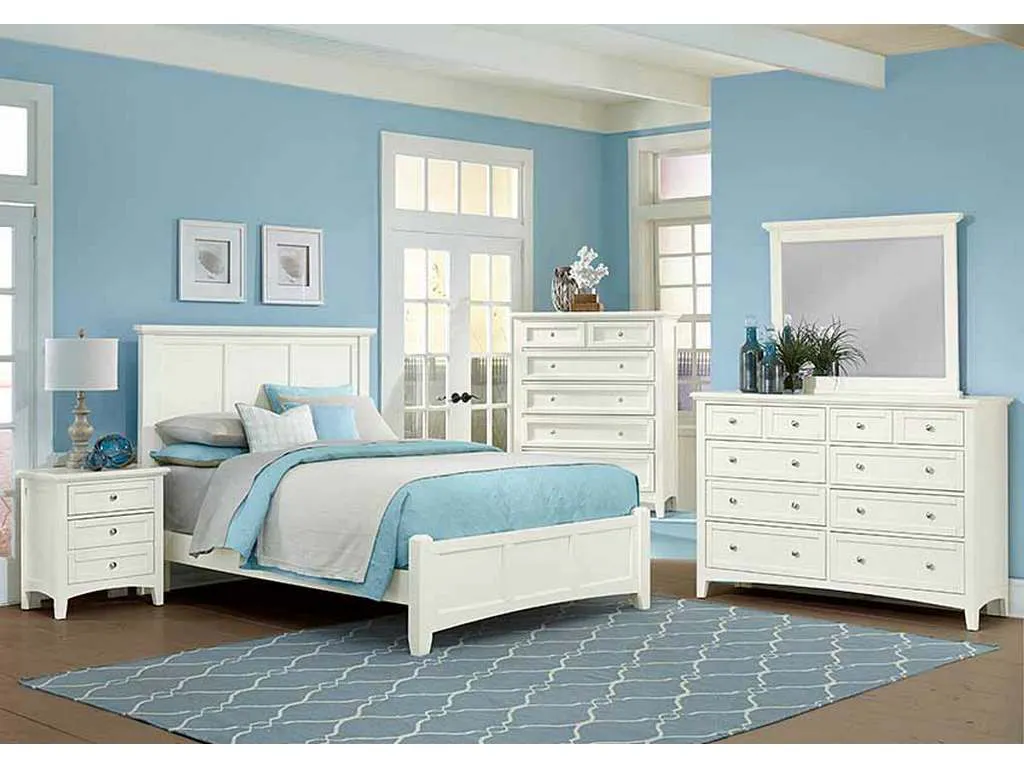 Vaughan Bassett BB29-002 Bonanza 8 Drawer Storage Dresser White Vaughan Bassett BB29-002 Bonanza 8 Drawer Storage Dresser White