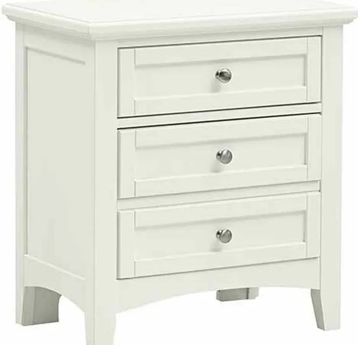 Vaughan Bassett BB29-226 Bonanza 2 Drawer Nightstand White Vaughan Bassett BB29-226 Bonanza 2 Drawer Nightstand White