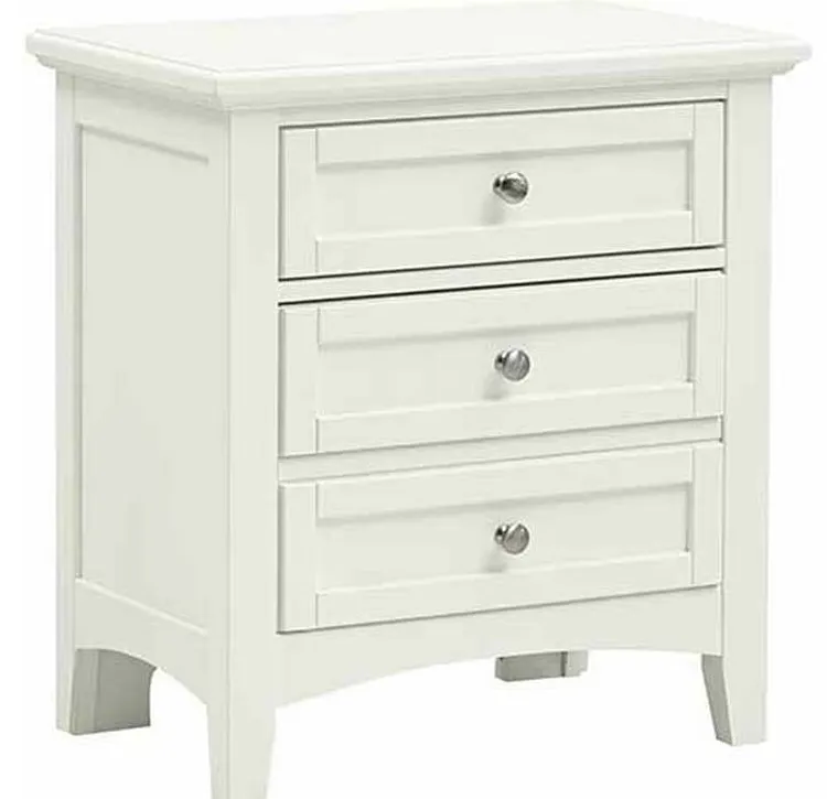 Vaughan Bassett BB29-226 Bonanza 2 Drawer Nightstand White Vaughan Bassett BB29-226 Bonanza 2 Drawer Nightstand White