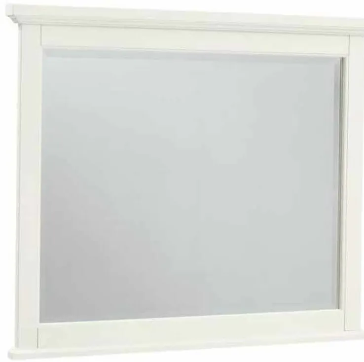 Vaughan Bassett BB29-446 Bonanza Landscape Mirror White Vaughan Bassett BB29-446 Bonanza Landscape Mirror White