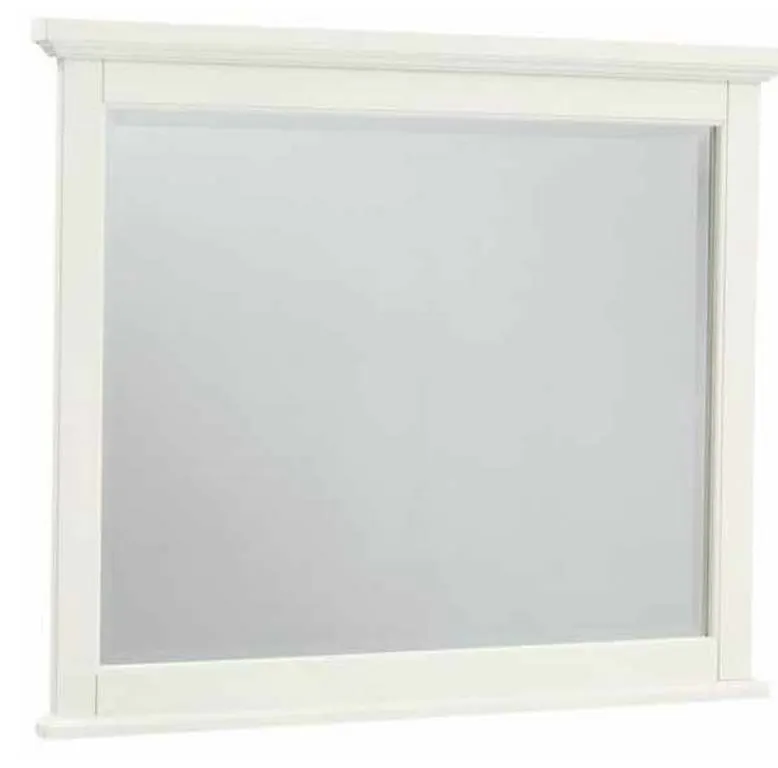 Vaughan Bassett BB29-446 Bonanza Landscape Mirror White Vaughan Bassett BB29-446 Bonanza Landscape Mirror White