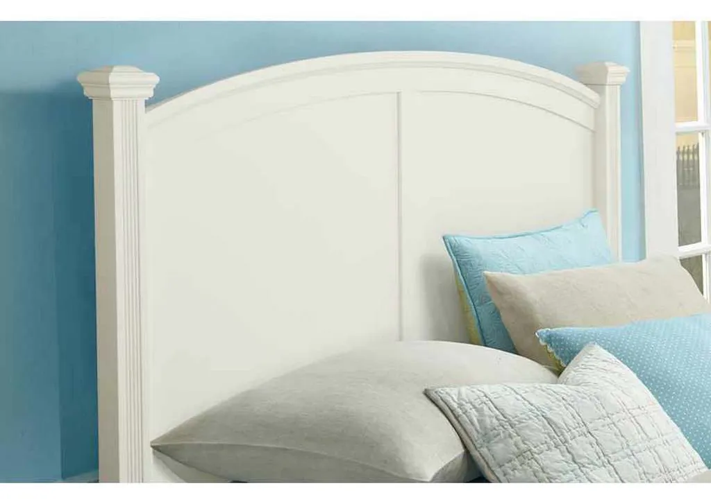 Vaughan Bassett BB29-557-755-922 Bonanza Queen Poster Bed in White Finish Vaughan Bassett BB29-557-755-922 Bonanza Queen Poster Bed in White Finish
