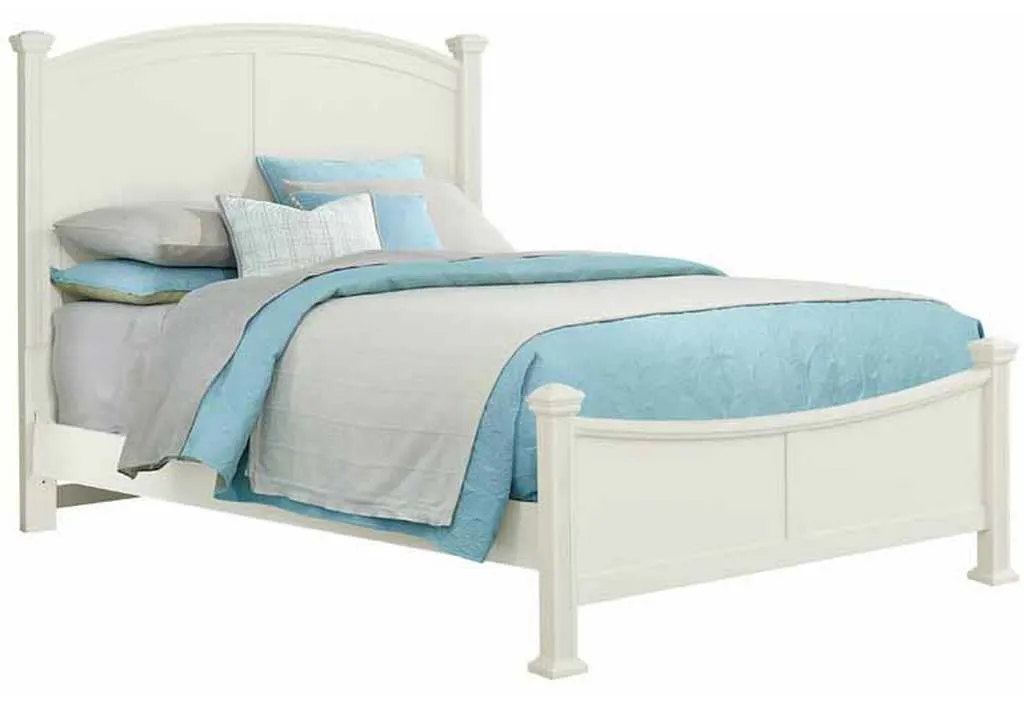 Vaughan Bassett BB29-557-755-922 Bonanza Queen Poster Bed in White Finish Vaughan Bassett BB29-557-755-922 Bonanza Queen Poster Bed in White Finish