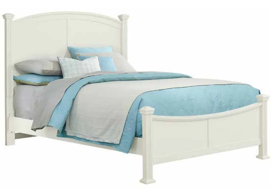 Vaughan Bassett BB29-557-755-922 Bonanza Queen Poster Bed in White Finish Vaughan Bassett BB29-557-755-922 Bonanza Queen Poster Bed in White Finish