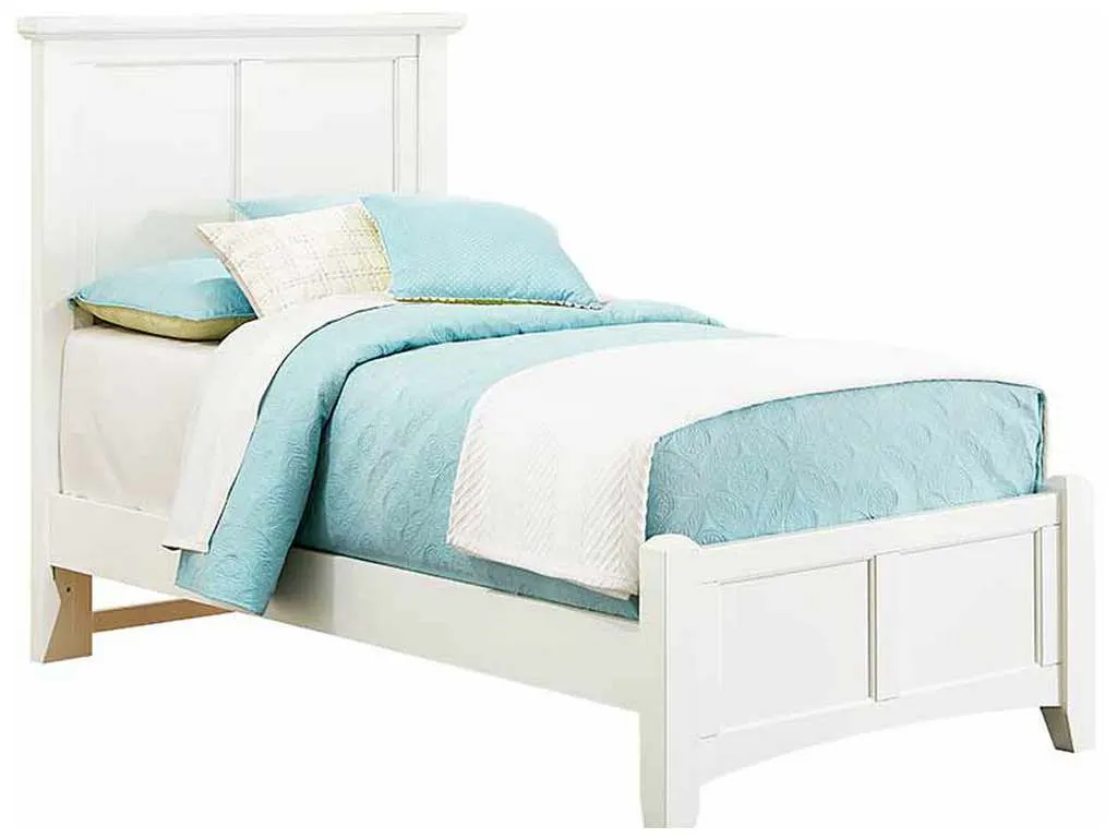 Vaughan Bassett BB29-338-833-900 Bonanza Twin Mansion Bed White