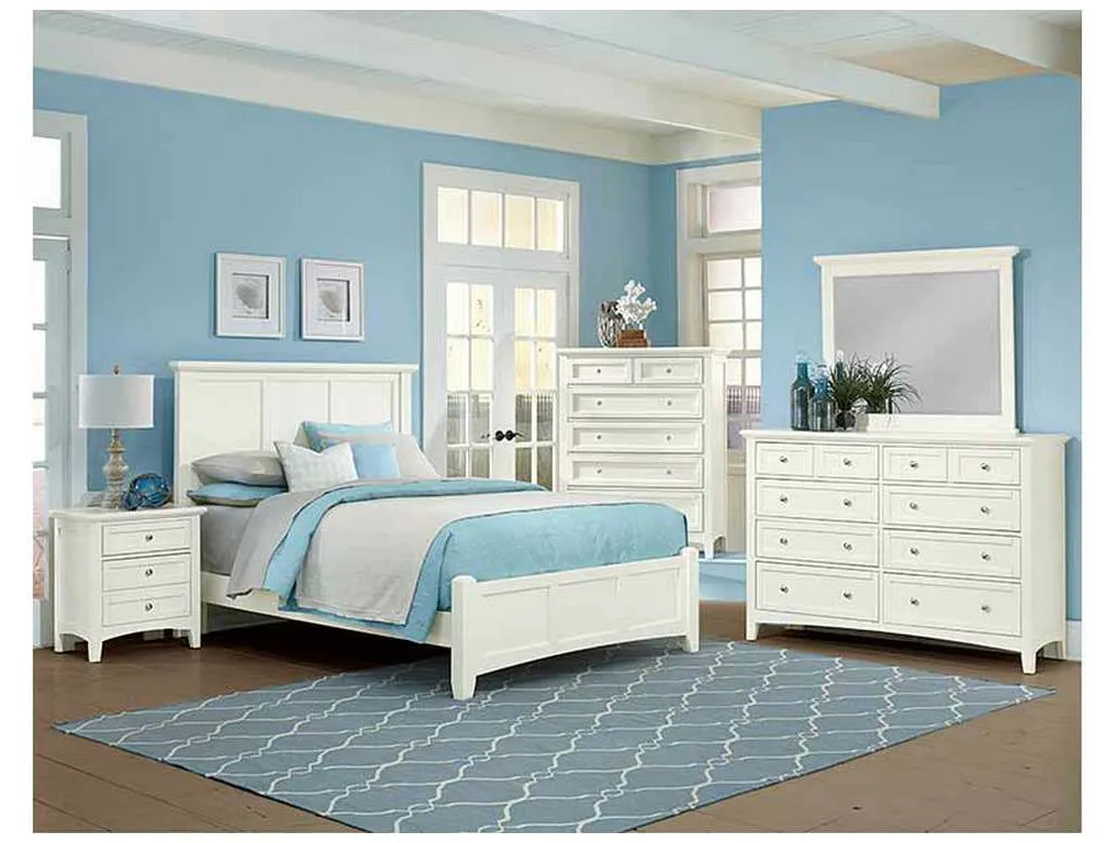 Vaughan Bassett BB29-558-855-922 Bonanza Queen Mansion Bed White Vaughan Bassett BB29-558-855-922 Bonanza Queen Mansion Bed White