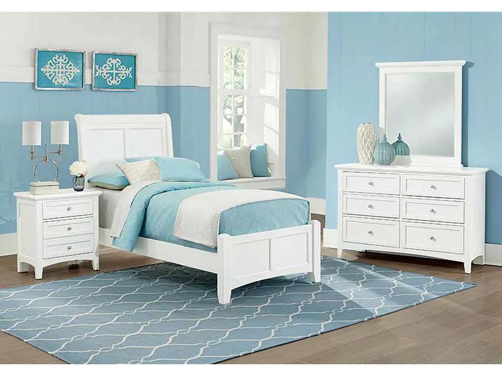 Vaughan Bassett BB29-001 Bonanza 6 Drawer Studio Dresser White Vaughan Bassett BB29-001 Bonanza 6 Drawer Studio Dresser White
