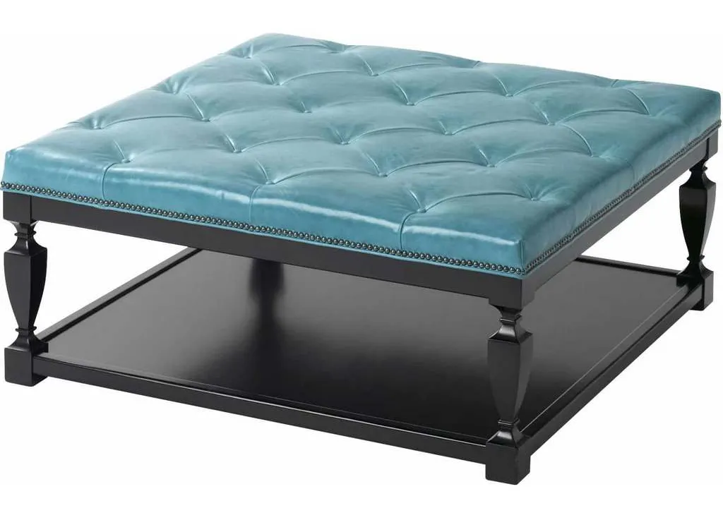 Wesley Hall L133 Spencer Leather Ottoman Wesley Hall L133 Spencer Leather Ottoman
