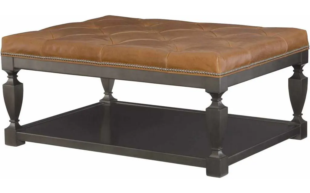 Wesley Hall L134 Lance Leather Ottoman Wesley Hall L134 Lance Leather Ottoman