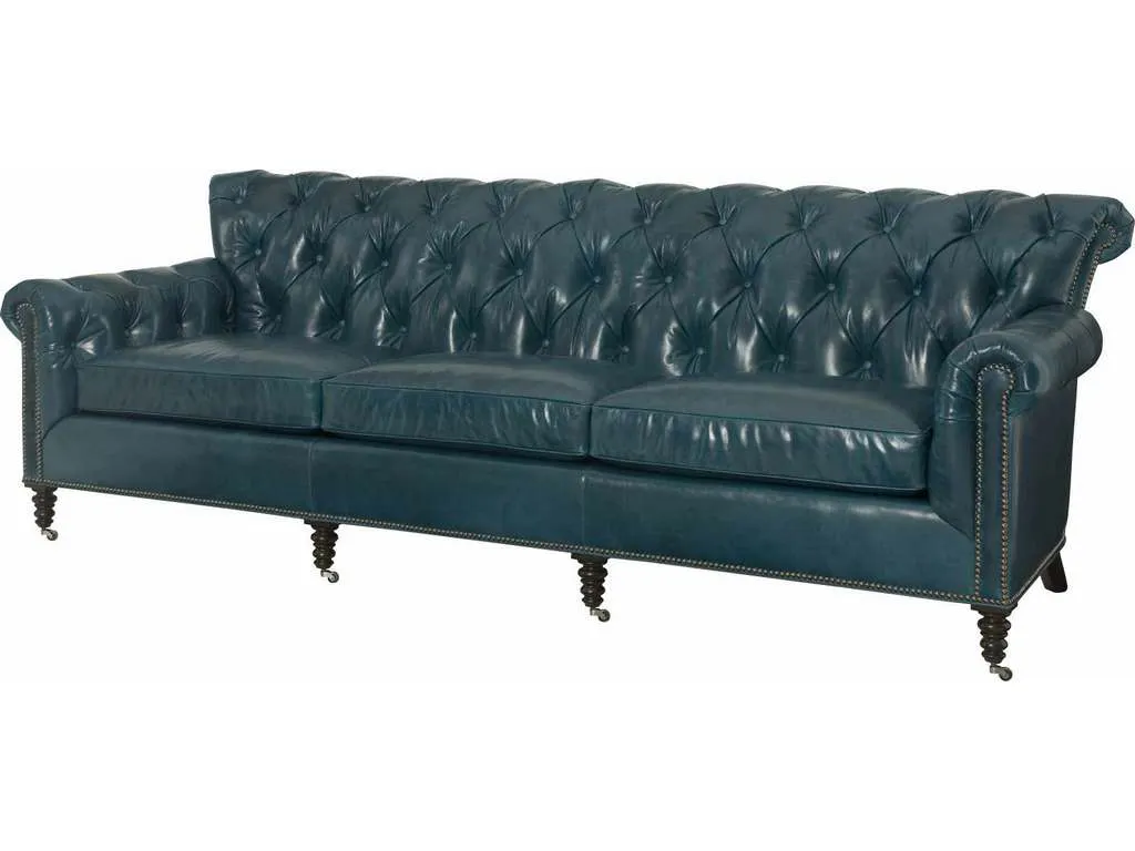 Wesley Hall L1936-100  Crawley Leather Sofa