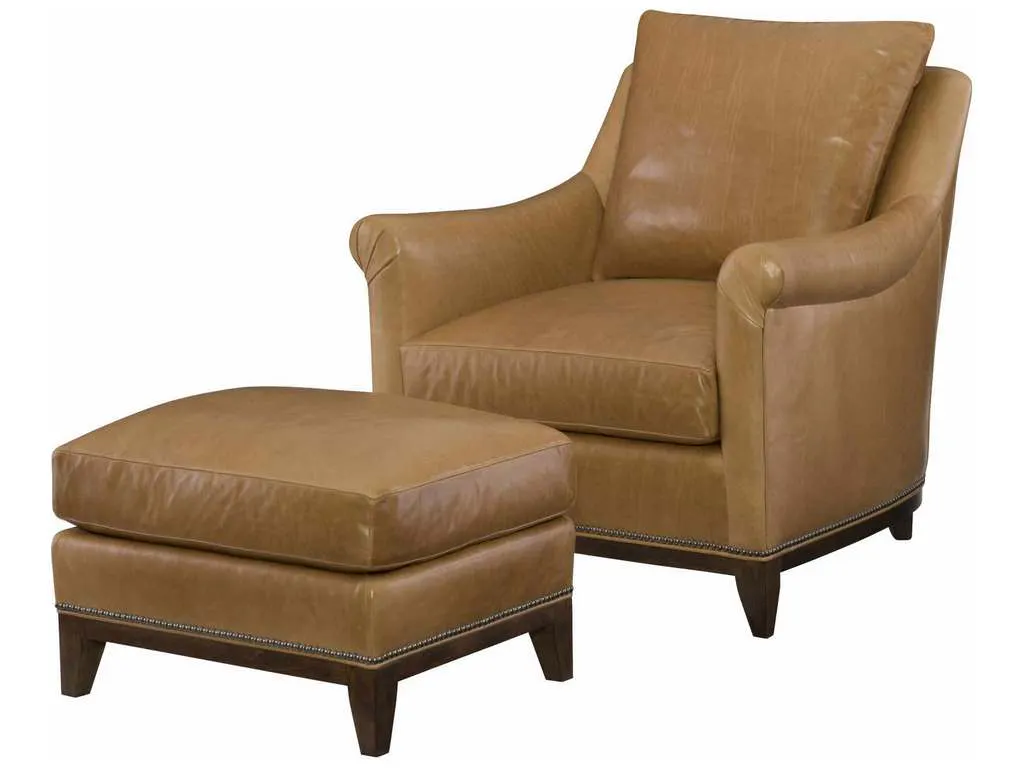 Wesley Hall L2007  Peter Jacob Snyder Leather Chair
