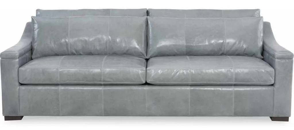 Wesley Hall L2024-96 Lowell Leather Sofa Wesley Hall L2024-96 Lowell Leather Sofa