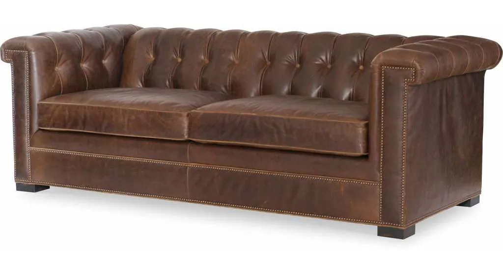 Wesley Hall L2030-89 Mcgee Leather Sofa Wesley Hall L2030-89 Mcgee Leather Sofa