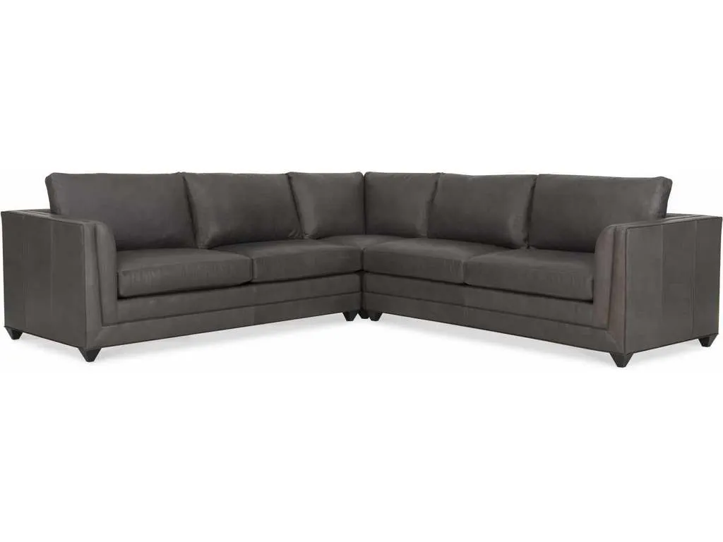 Wesley Hall L2054  Belmont Leather Sectional