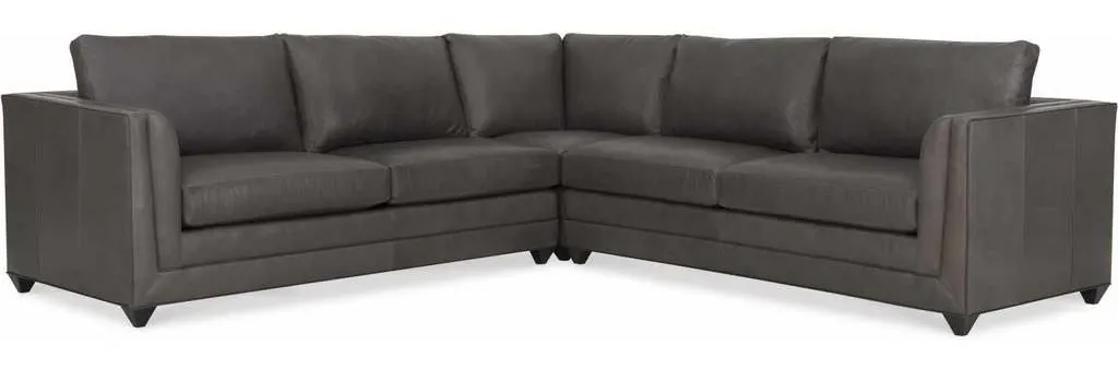 Wesley Hall L2054 Belmont Leather Sectional Wesley Hall L2054 Belmont Leather Sectional