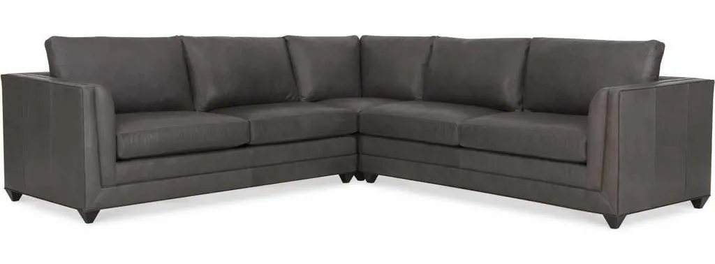 Wesley Hall L2054 Belmont Leather Sectional Wesley Hall L2054 Belmont Leather Sectional