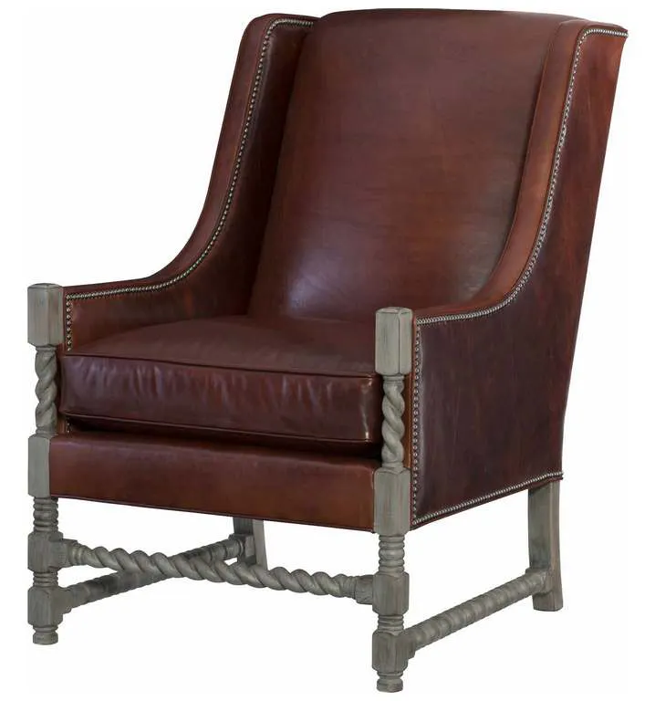 Wesley Hall L613 Peter Jacob Davis Leather Chair Wesley Hall L613 Peter Jacob Davis Leather Chair