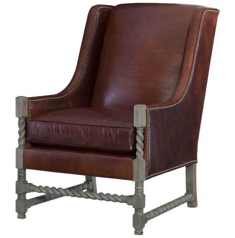 Wesley Hall L613 Peter Jacob Davis Leather Chair Wesley Hall L613 Peter Jacob Davis Leather Chair