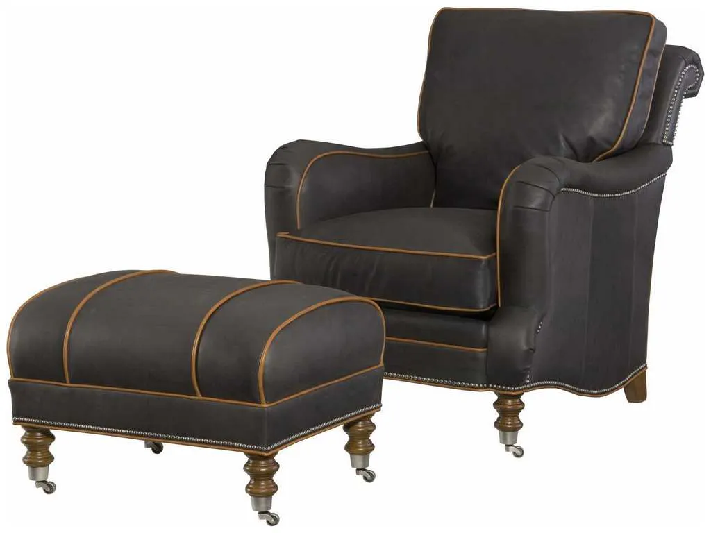 Wesley Hall L7008 Peter Jacob Hartwell Leather Chair Wesley Hall L7008 Peter Jacob Hartwell Leather Chair