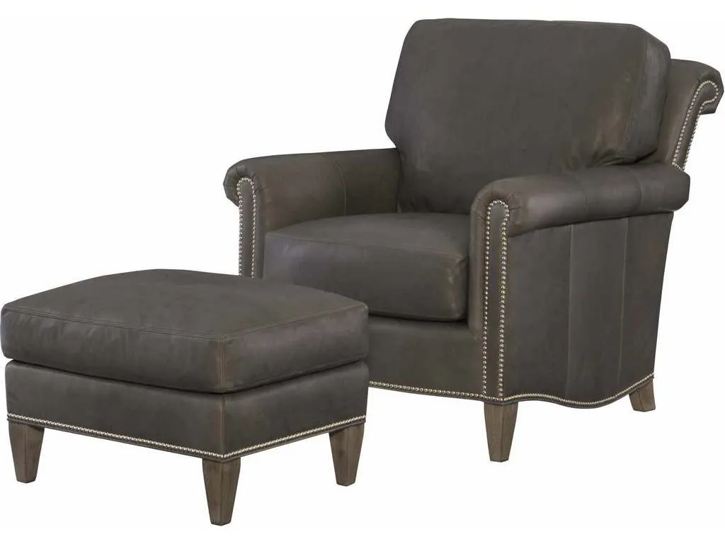 Wesley Hall L8075  Peter Jacob Barringer Leather Chair