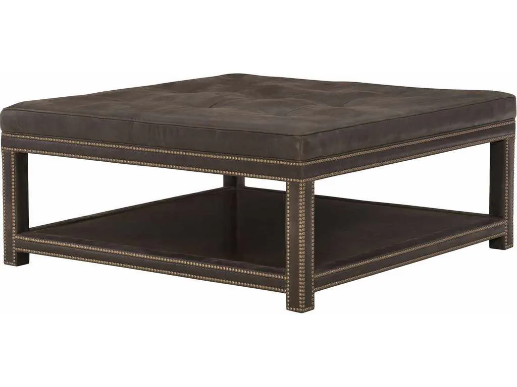 Wesley Hall L92  Tisdale Leather Ottoman