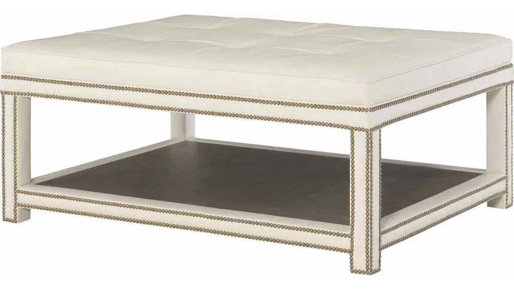 Wesley Hall L93 Pennell Leather Ottoman Wesley Hall L93 Pennell Leather Ottoman