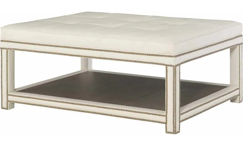 Wesley Hall L93 Pennell Leather Ottoman Wesley Hall L93 Pennell Leather Ottoman