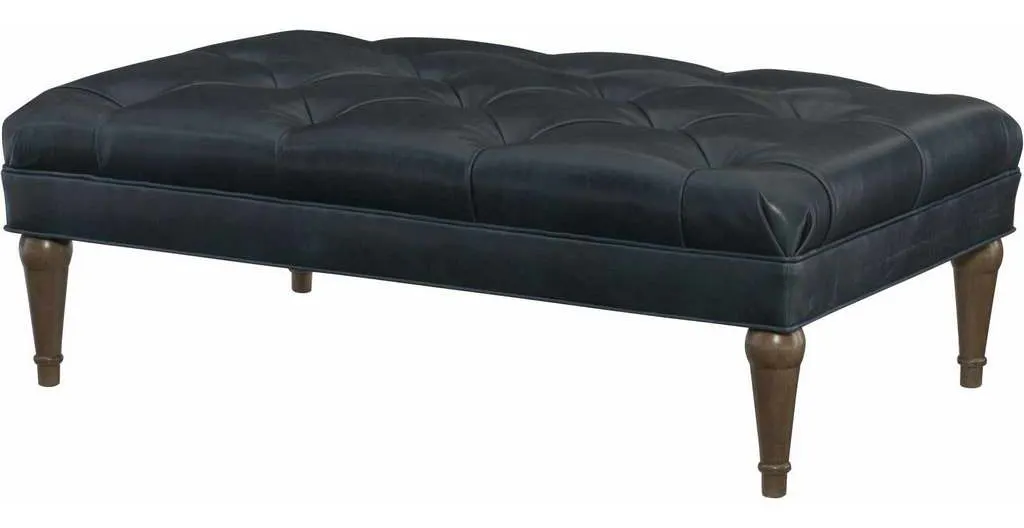 Wesley Hall L95 Jayne Leather Ottoman Wesley Hall L95 Jayne Leather Ottoman