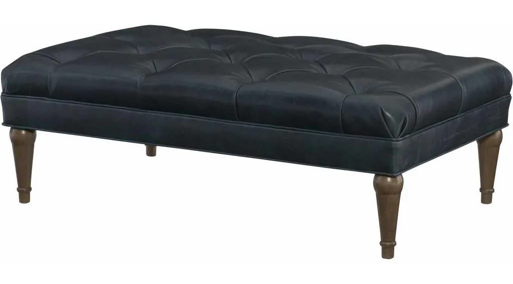 Wesley Hall L95 Jayne Leather Ottoman Wesley Hall L95 Jayne Leather Ottoman