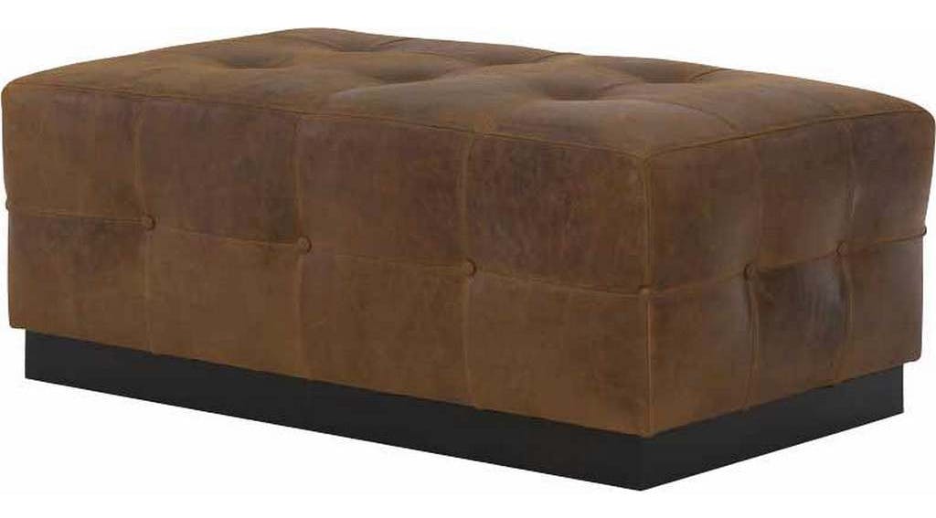 Wesley Hall PL5417-45 Peter Jacob Avenue Leather Ottoman Wesley Hall PL5417-45 Peter Jacob Avenue Leather Ottoman
