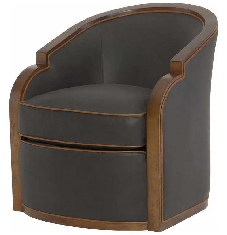 Wesley Hall PL608 Peter Jacob Gracious Leather Swivel Chair Wesley Hall PL608 Peter Jacob Gracious Leather Swivel Chair