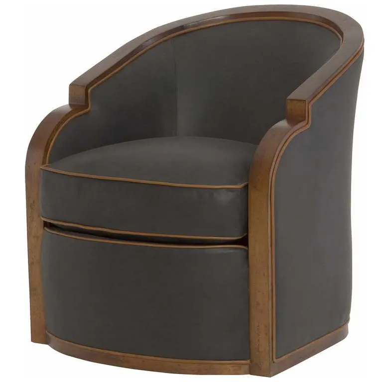 Wesley Hall PL608 Peter Jacob Gracious Leather Swivel Chair Wesley Hall PL608 Peter Jacob Gracious Leather Swivel Chair