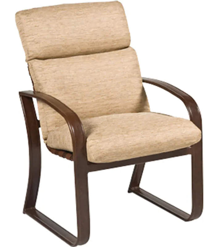Woodard 2E0425 Cayman Isle Cushion Dining Arm Chair Woodard 2E0425 Cayman Isle Cushion Dining Arm Chair