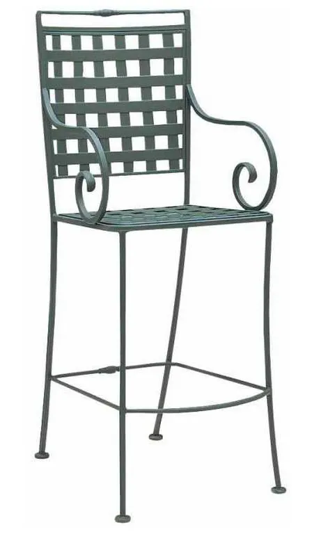 Woodard 3C0081 Sheffield Stationary Bar Stool Woodard 3C0081 Sheffield Stationary Bar Stool