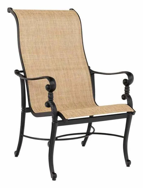 Woodard 1H0426 Avondale Sling Dining Armchair Woodard 1H0426 Avondale Sling Dining Armchair