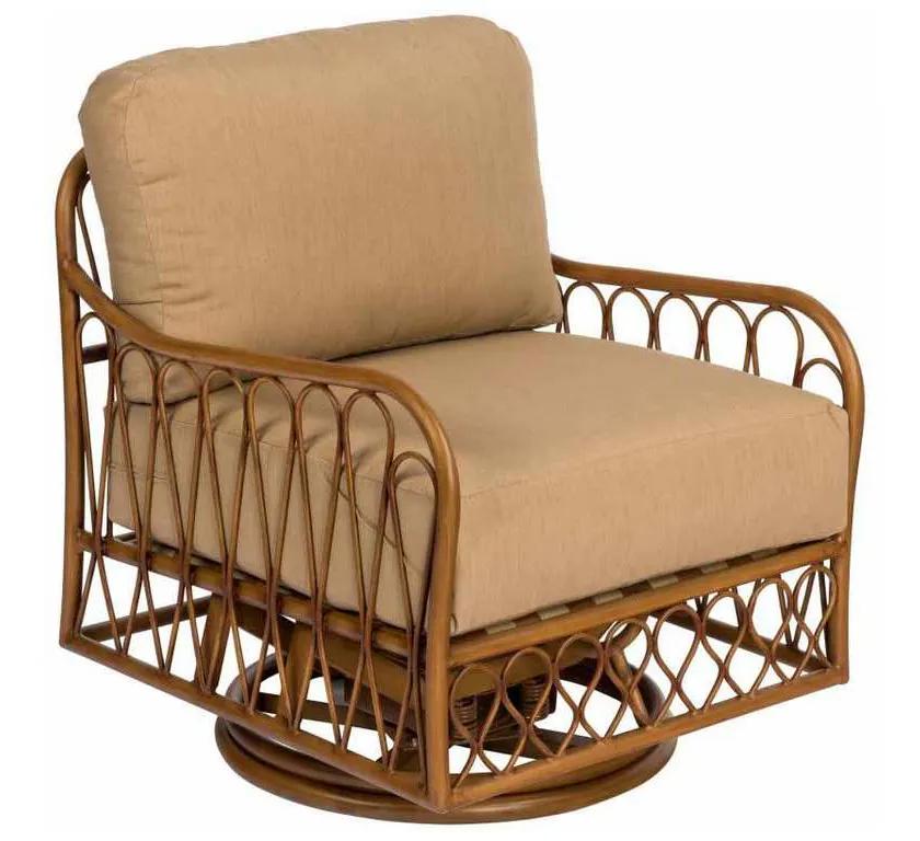 Woodard S650015 Cane Swivel Rocking Lounge Chair Woodard S650015 Cane Swivel Rocking Lounge Chair