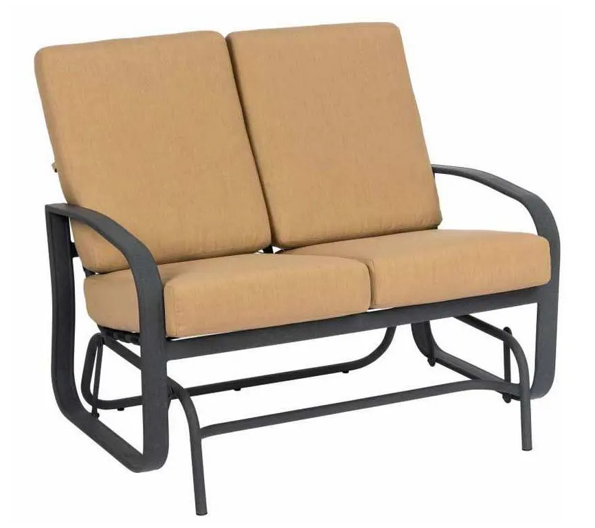Woodard 2EM473 Cayman Isle Cushion Love Seat Glider Woodard 2EM473 Cayman Isle Cushion Love Seat Glider