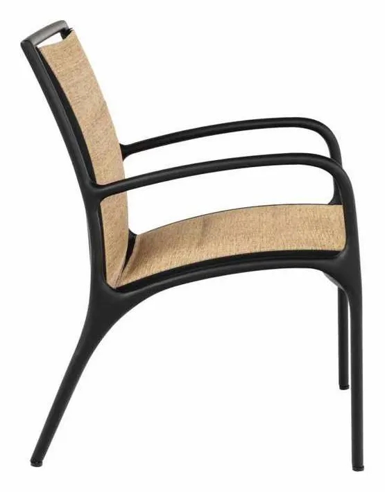 Woodard 990501 Orion Padded Sling Dining Armchair Woodard 990501 Orion Padded Sling Dining Armchair