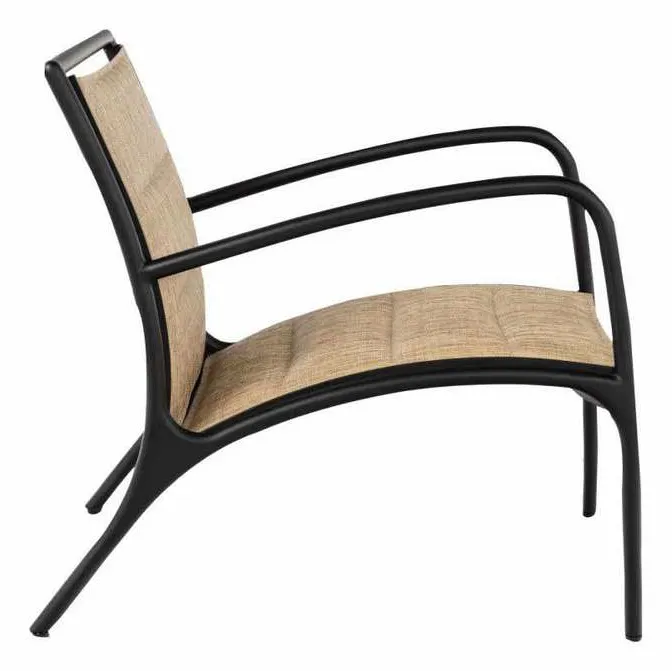 Woodard 990506T Orion Padded Sling Lounge Chair with Arms Woodard 990506T Orion Padded Sling Lounge Chair with Arms