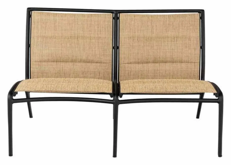 Woodard 990512T Orion Padded Sling Armless Love Seat Woodard 990512T Orion Padded Sling Armless Love Seat