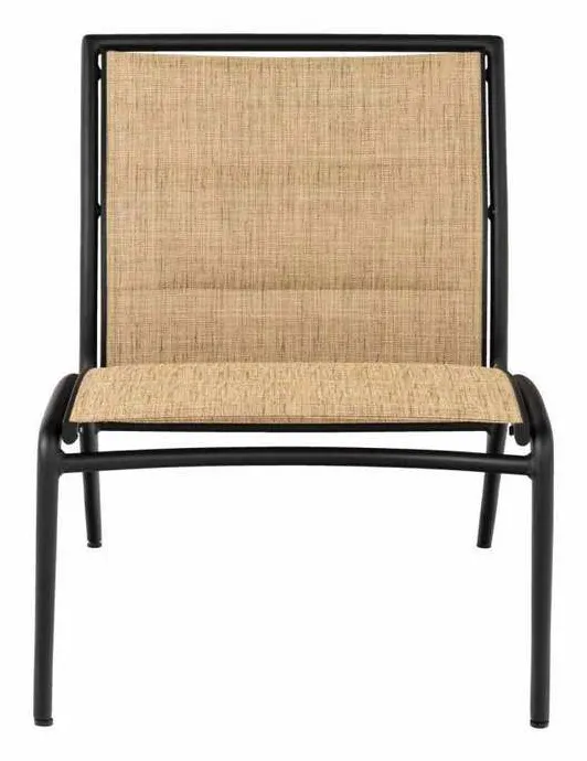 Woodard 990562T Orion Padded Sling Armless Lounge Chair Woodard 990562T Orion Padded Sling Armless Lounge Chair