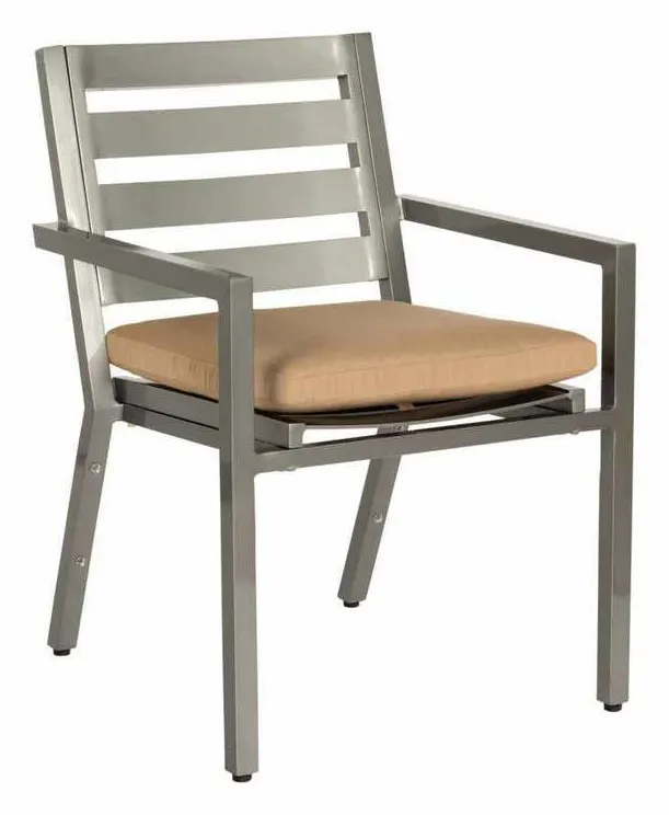Woodard 1Y0417 Palm Coast Slat Dining Armchair Stackable Woodard 1Y0417 Palm Coast Slat Dining Armchair Stackable