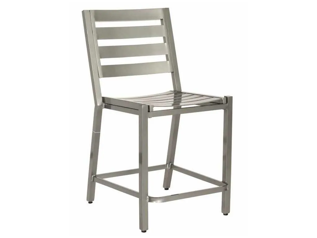 Woodard 1Y0771 Palm Coast Slat Counter Stool without Arms