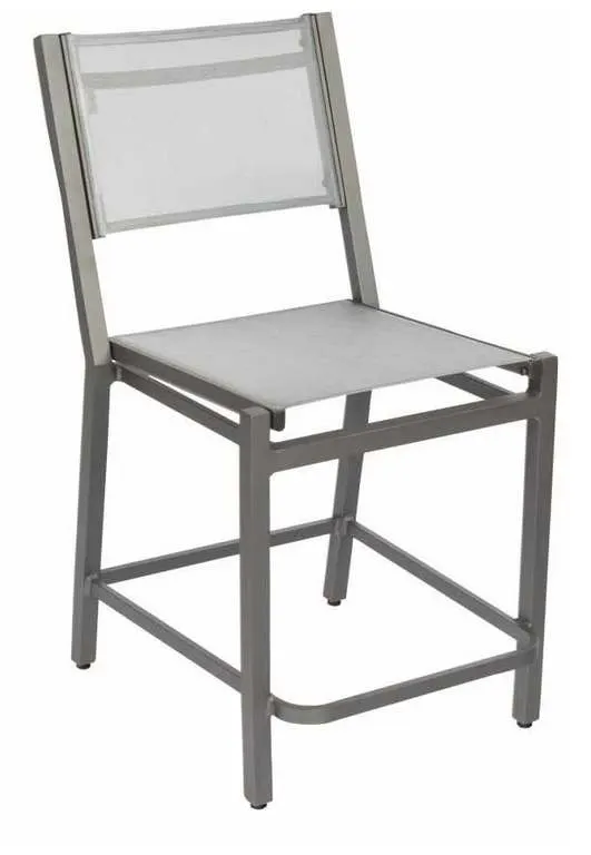 Woodard 570861 Palm Coast Sling Counter Stool without Arms Woodard 570861 Palm Coast Sling Counter Stool without Arms