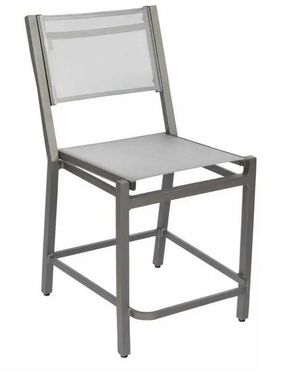 Woodard 570861 Palm Coast Sling Counter Stool without Arms Woodard 570861 Palm Coast Sling Counter Stool without Arms