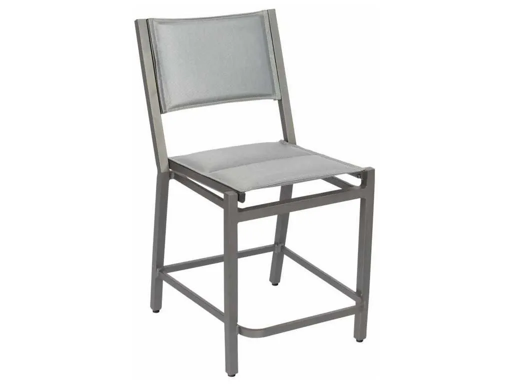 Woodard 570961 Palm Coast Padded Sling Counter Stool without Arms