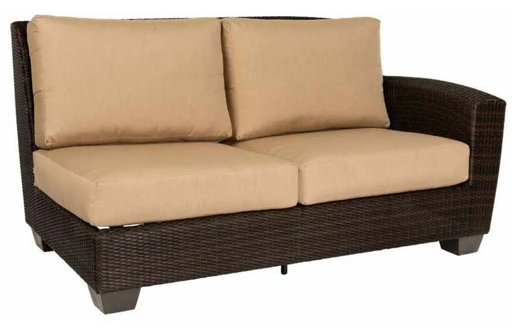 Woodard S523021R Saddleback Right Arm Facing Love Seat Sectional Woodard S523021R Saddleback Right Arm Facing Love Seat Sectional