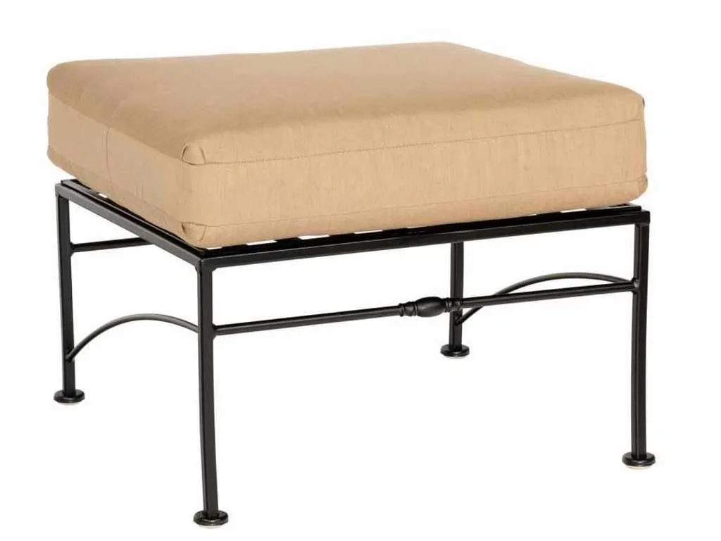 Woodard 3C0086 Sheffield Ottoman with Cushion