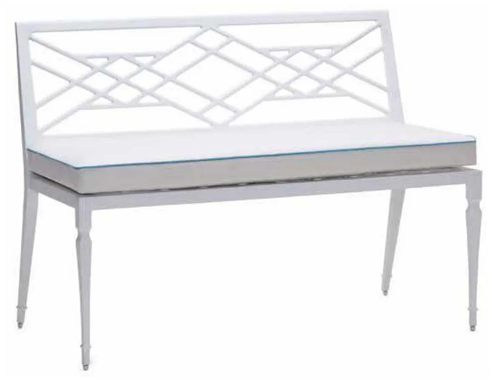 Woodard 7S0423ST Tuoro Armless Bench with Optional Seat Cushion Woodard 7S0423ST Tuoro Armless Bench with Optional Seat Cushion