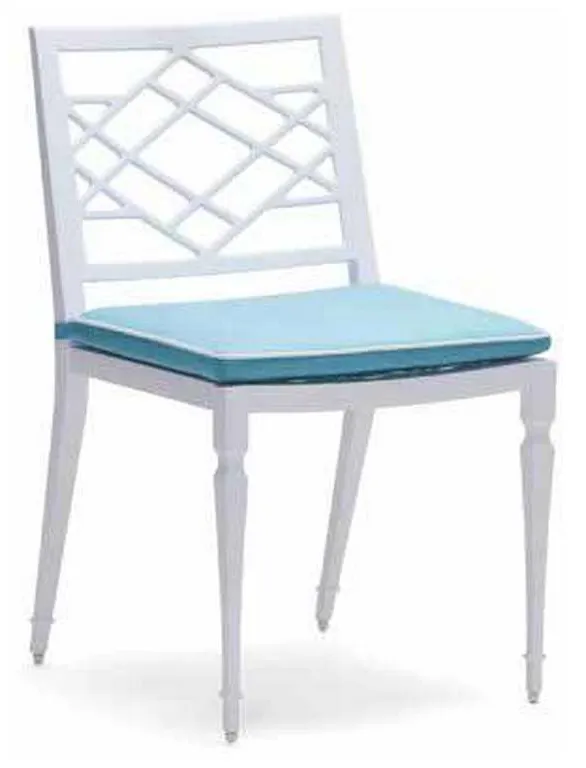 Woodard 7S0412ST Tuoro Dining Side Chair with Optional Seat Cushions Woodard 7S0412ST Tuoro Dining Side Chair with Optional Seat Cushions